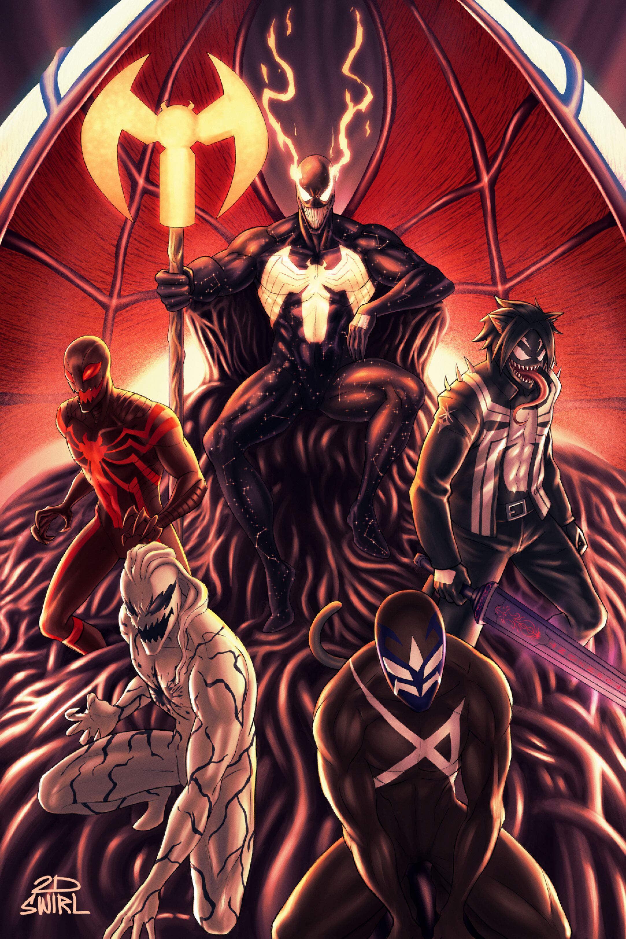 King in Black. Marvel spiderman art, Symbiotes marvel, Venom comics