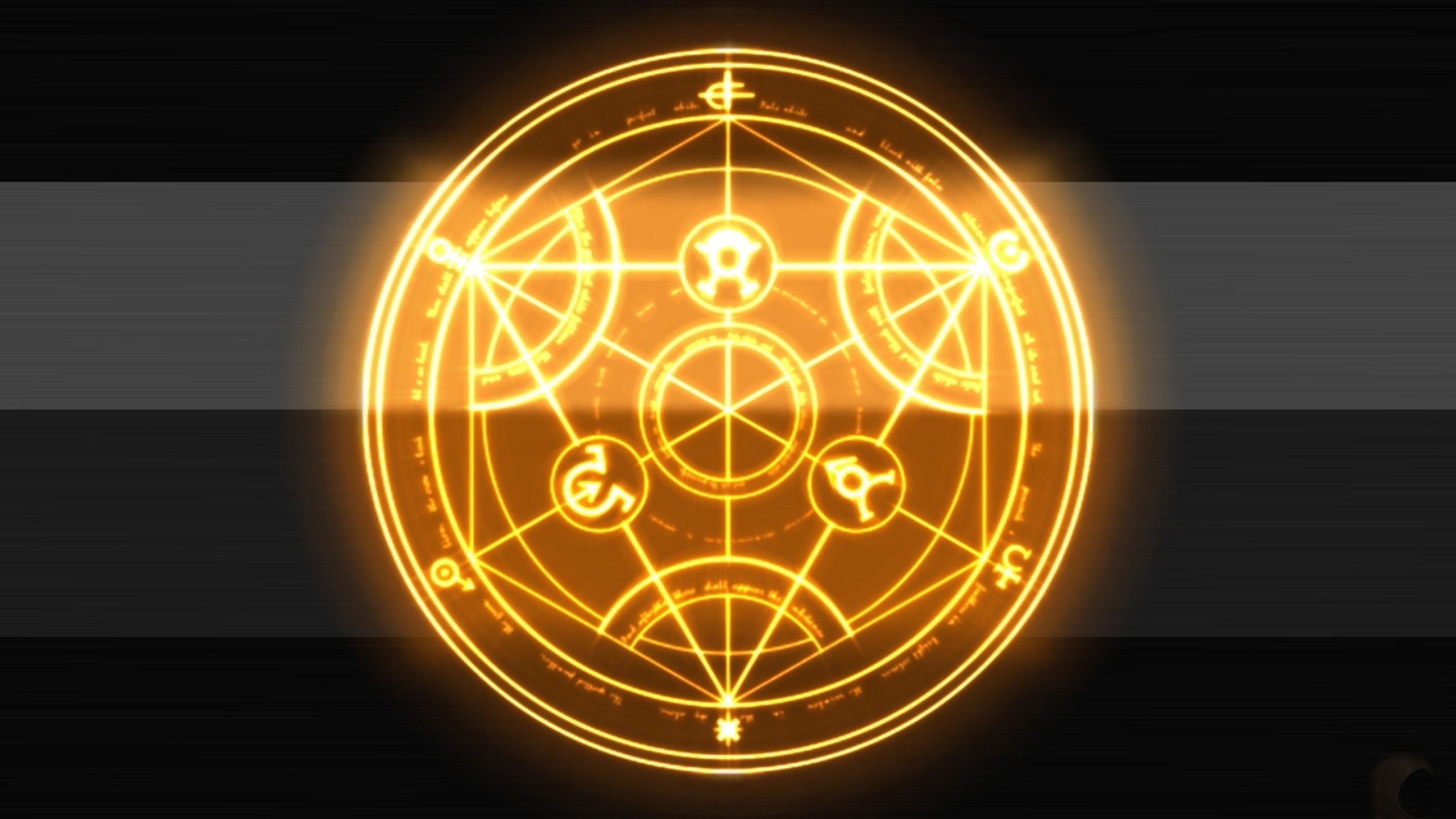 Gold Magic Alchemy symbols, Sacred Geometry. Religion, philosophy,  spirituality, occultism concept. Linear triangle with lines and overlapping  circles, print vector logo isolated on black background 5033502 Vector Art  at Vecteezy