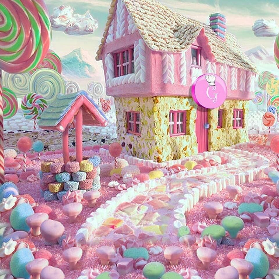 anna rp. Candy house, Candyland, Wallpaper