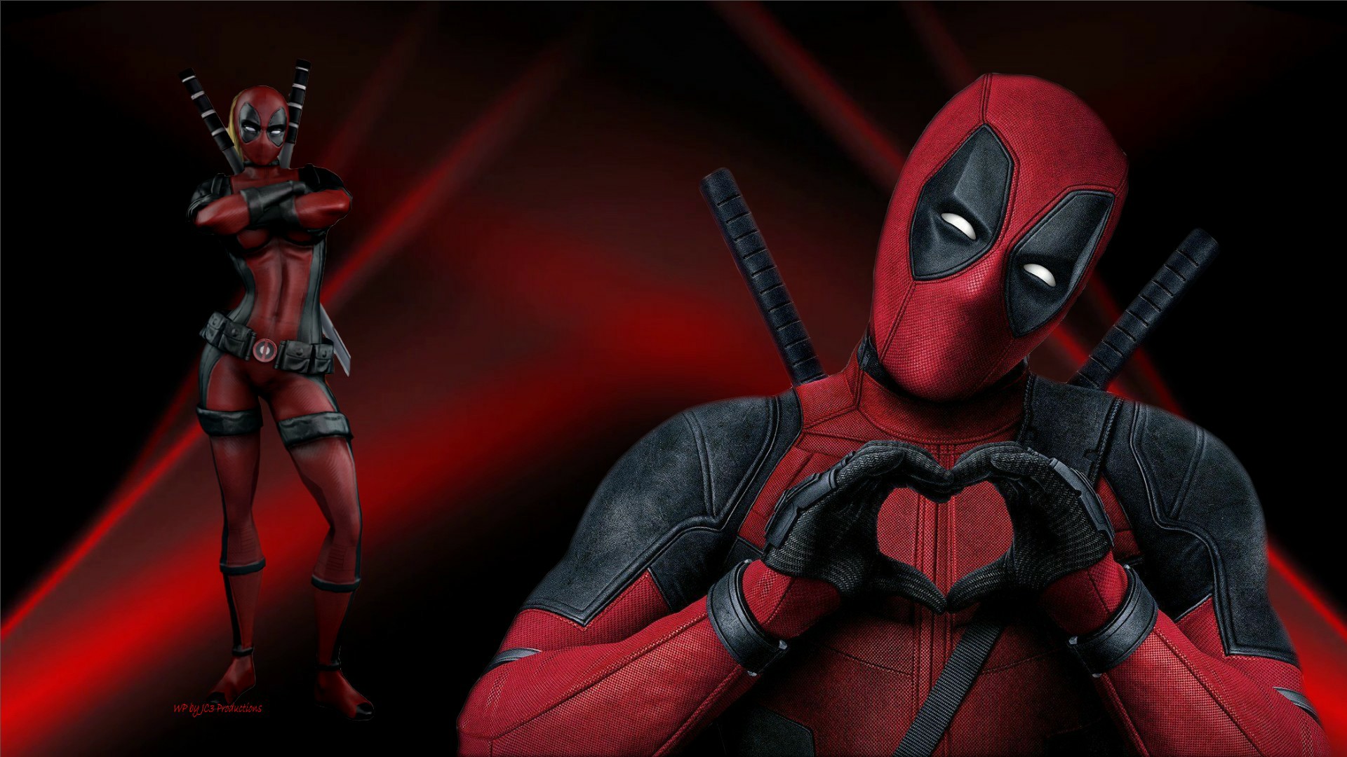 Lady Deadpool Wallpaper Love 3
