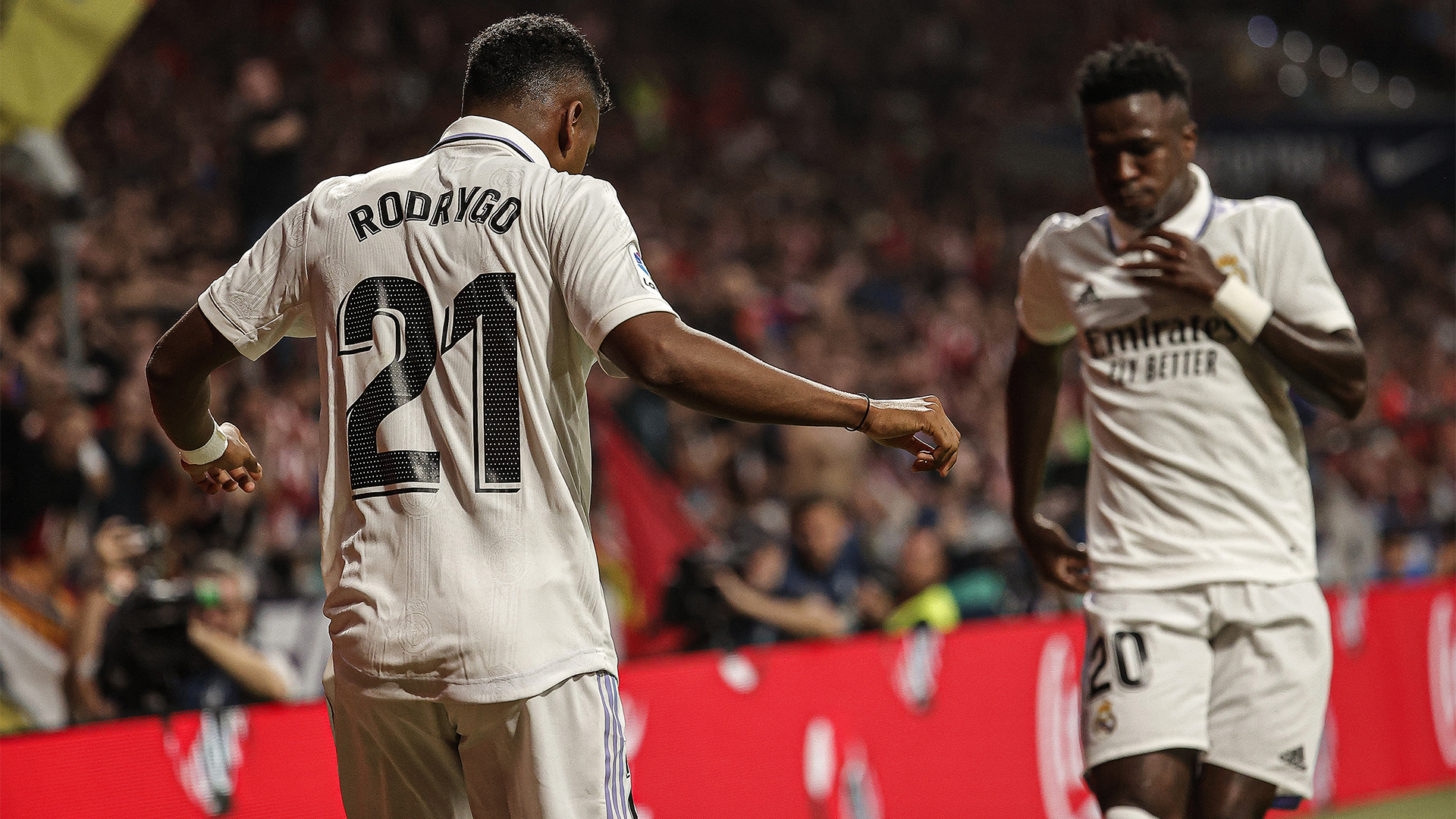WATCH: Rodrygo Dances With Real Madrid Team Mate Vinicius Junior In Goal Celebration After Painful Week. Goal.com UK
