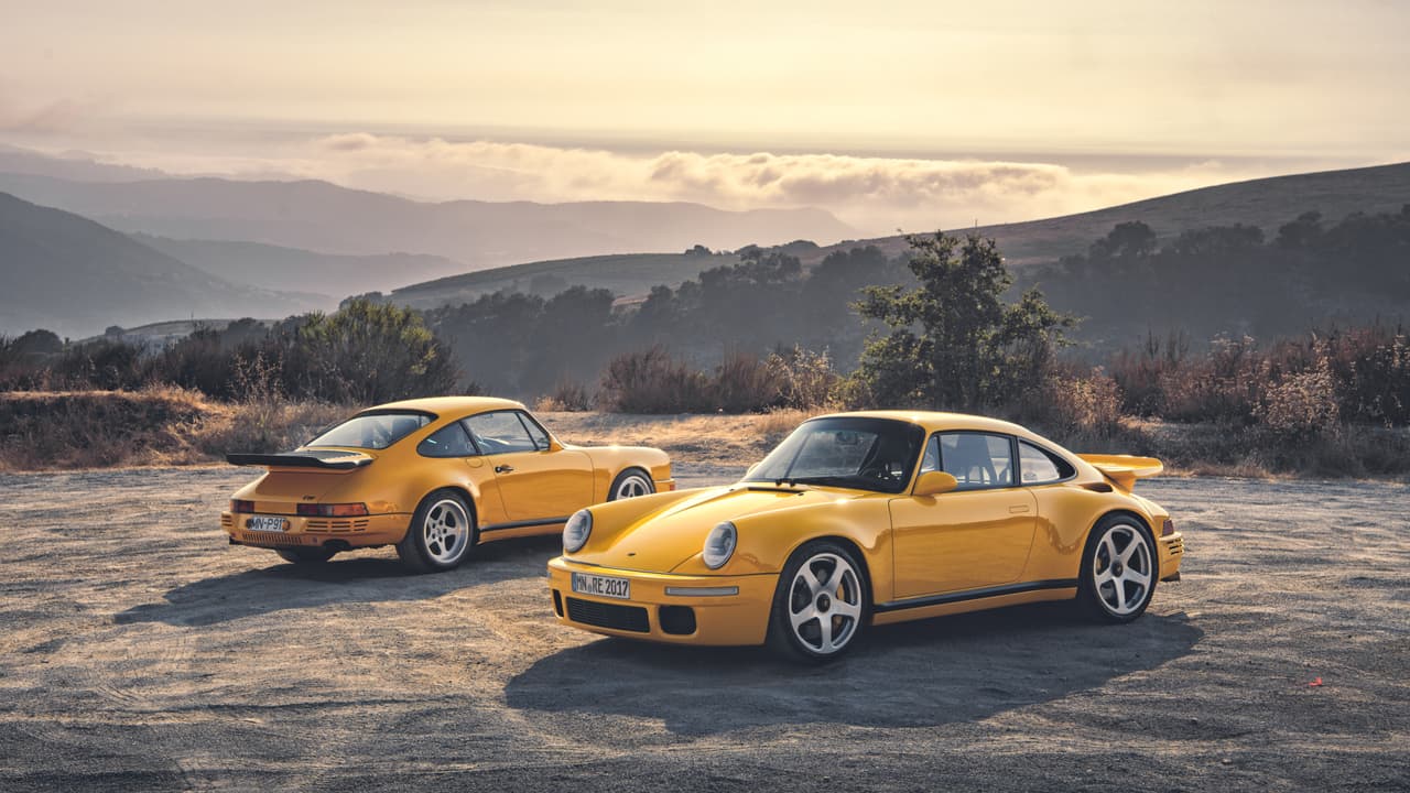 Driving the original Ruf Yellowbird CTR. and the new one
