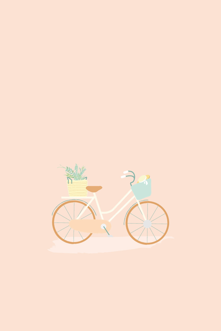 Bike Illustration. Bike illustration, Printable calendar , Pretty wallpaper iphone
