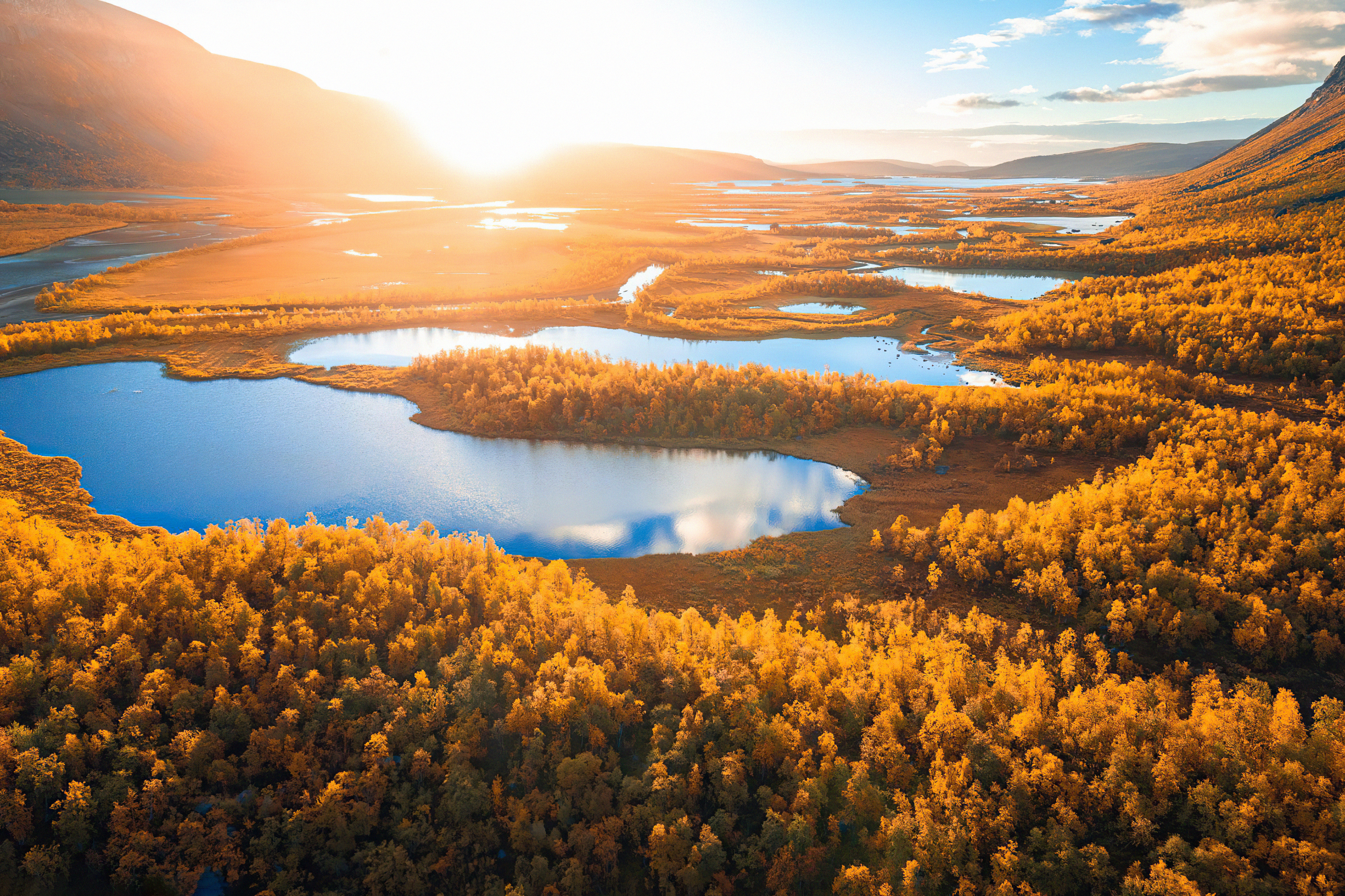 sunrise, autumn, nature, hd, 4k Gallery HD Wallpaper