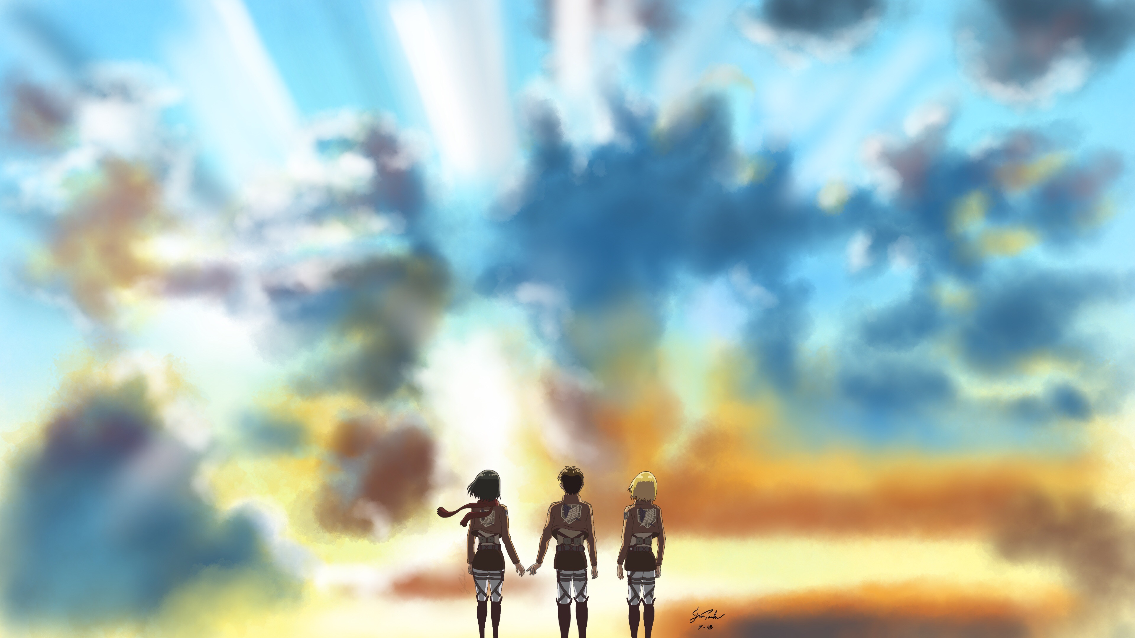 Attack On Titan Freedom Wallpapers Wallpaper Cave