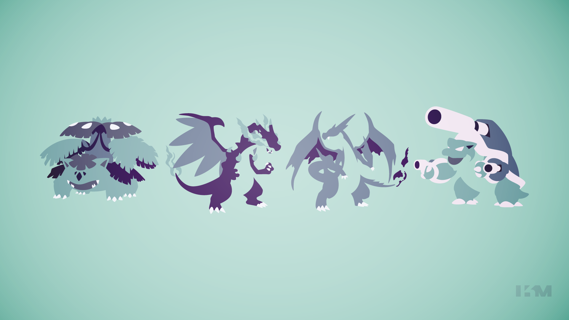 Gen I Starters Mega Evolutions