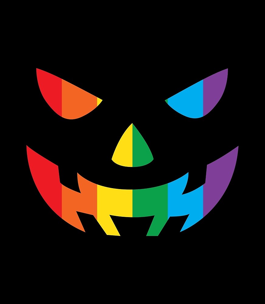 Halloween LGBT Jack O Lantern Skeleton Gay Pride LGBTQ