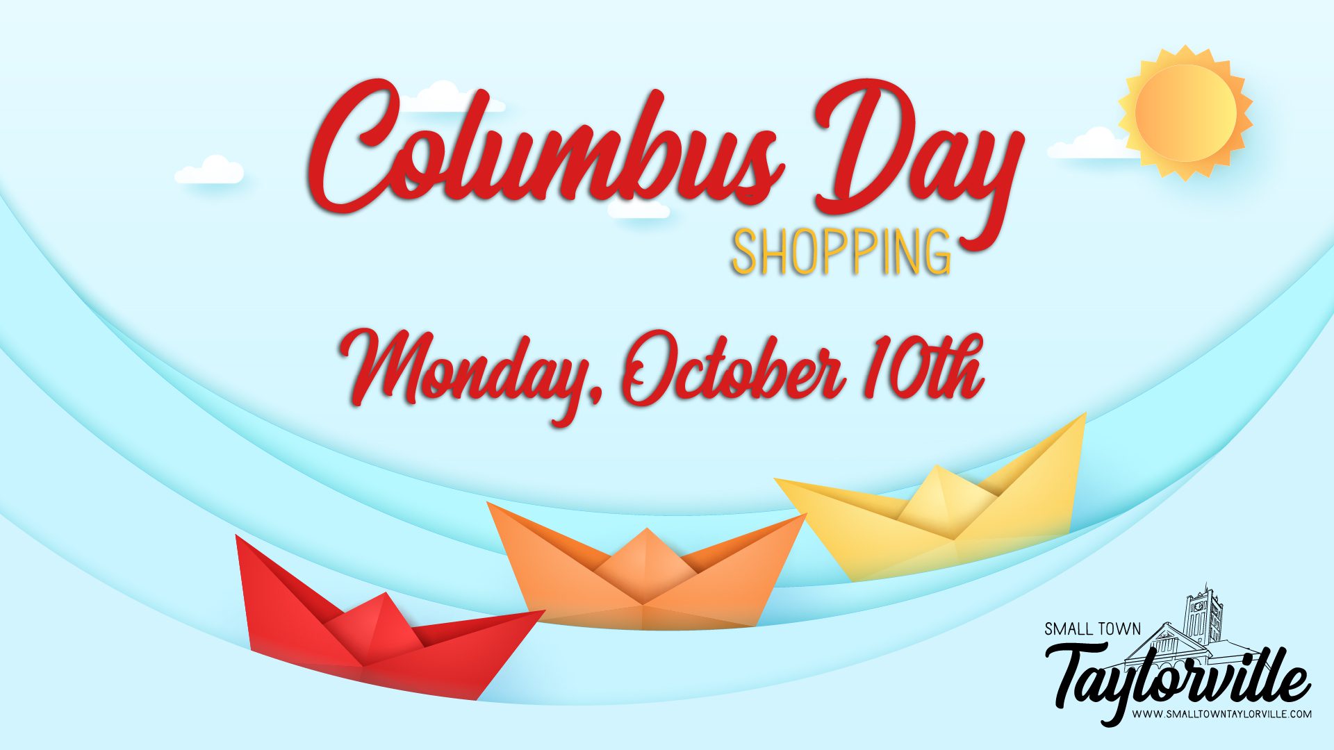 Columbus Day Shopping Taylorville, IL. Local Info Now