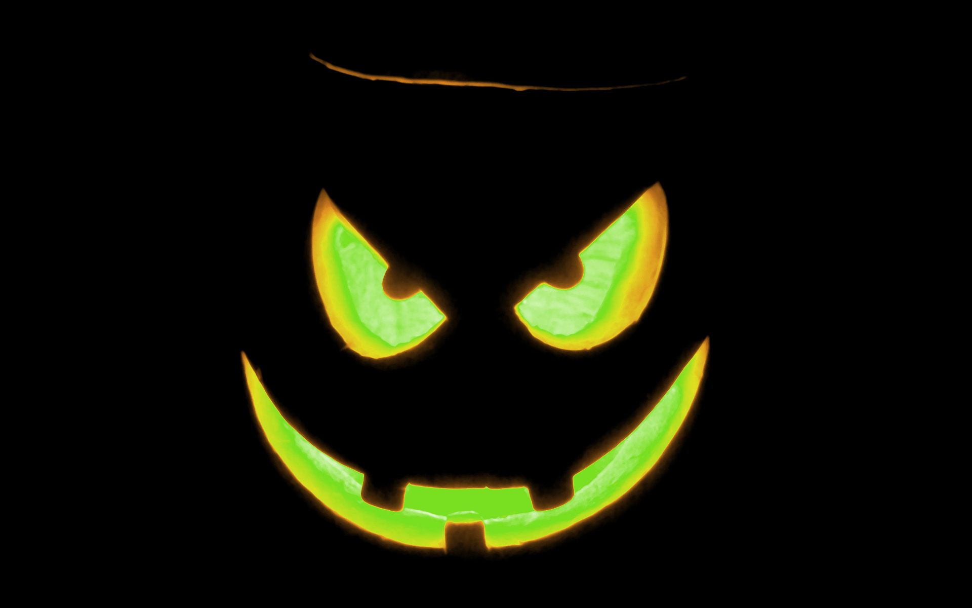 Neon Halloween Wallpaper