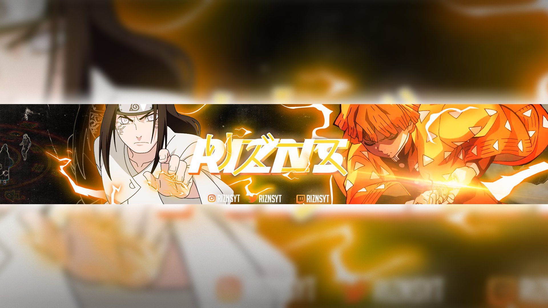 Varun x Zenitsu YouTube Banner Design. #neji #naruto #narutoshippuden #NarutoUzumaki #YouTube #DemonSlayer #kimetsunoyaiba