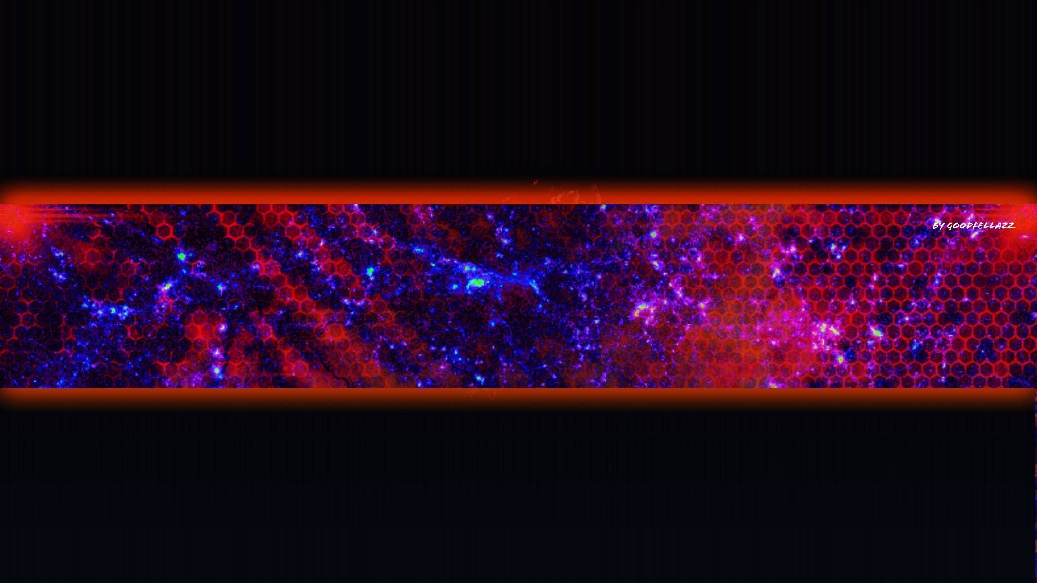 Download Dazzling Red And Blue Youtube Banner Wallpaper