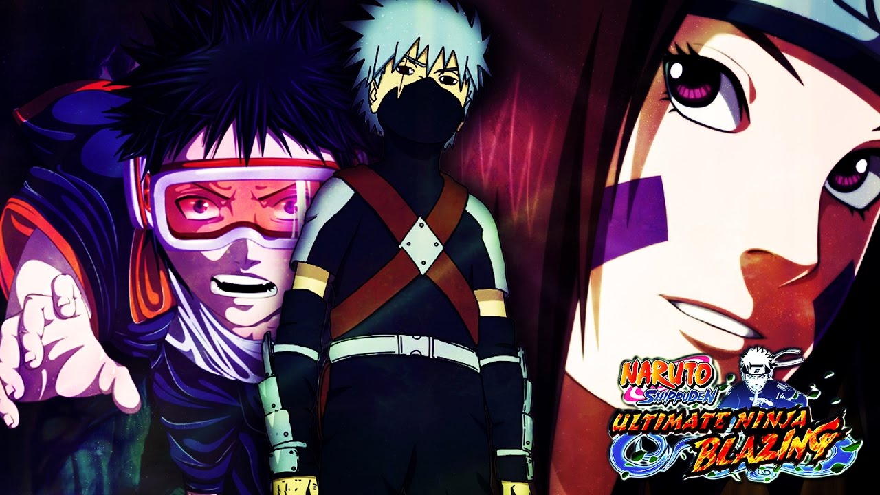 RIN, OBITO & KAKASHI BANNER ** ** Naruto Shippuden Ultimate Ninja Blazing **