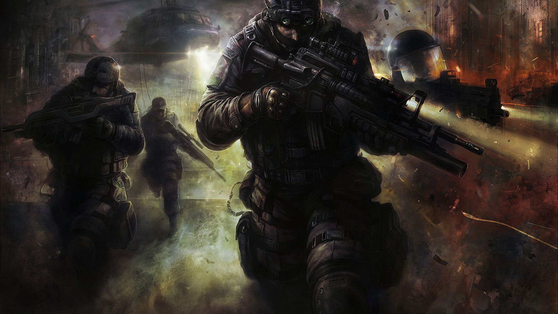 Sci Fi Swat HD Wallpaper and Background