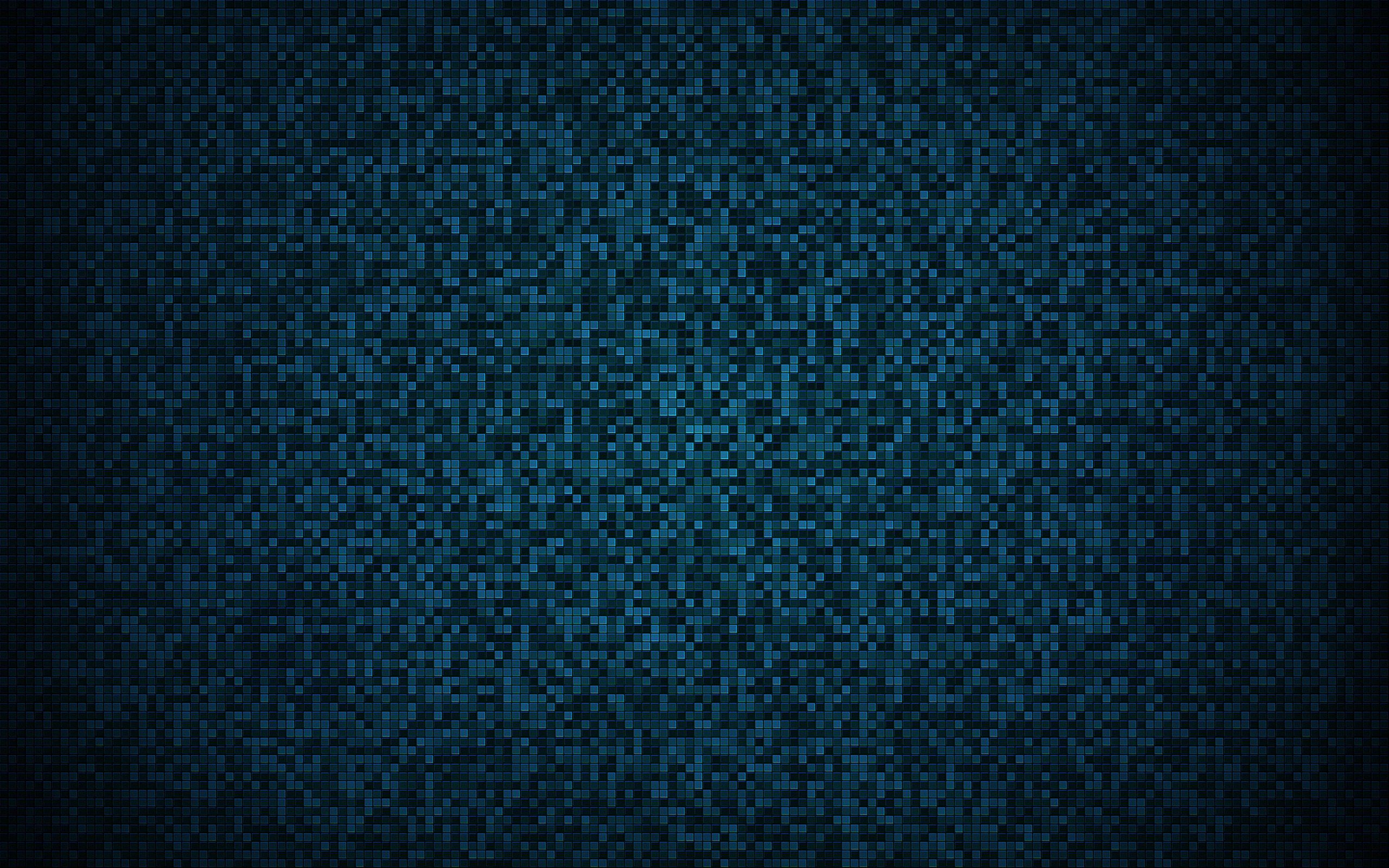 Download wallpaper blue pixel texture, blue squares texture, pixel background, blue small tile texture, creative blue background, blue abstract background for desktop with resolution 2560x1600. High Quality HD picture wallpaper