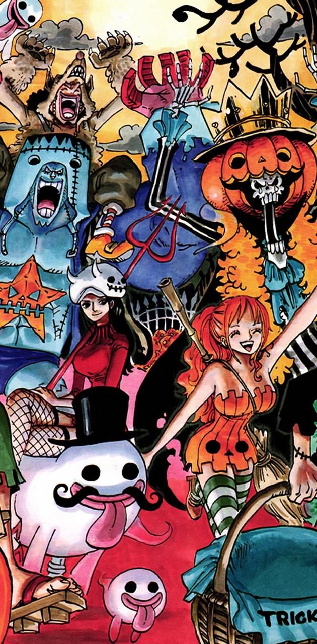 Download One Piece Halloween wallpaper by luigyh now. Browse millions of popular halloween. Halloween wallpaper, Popular anime, Wallpaper
