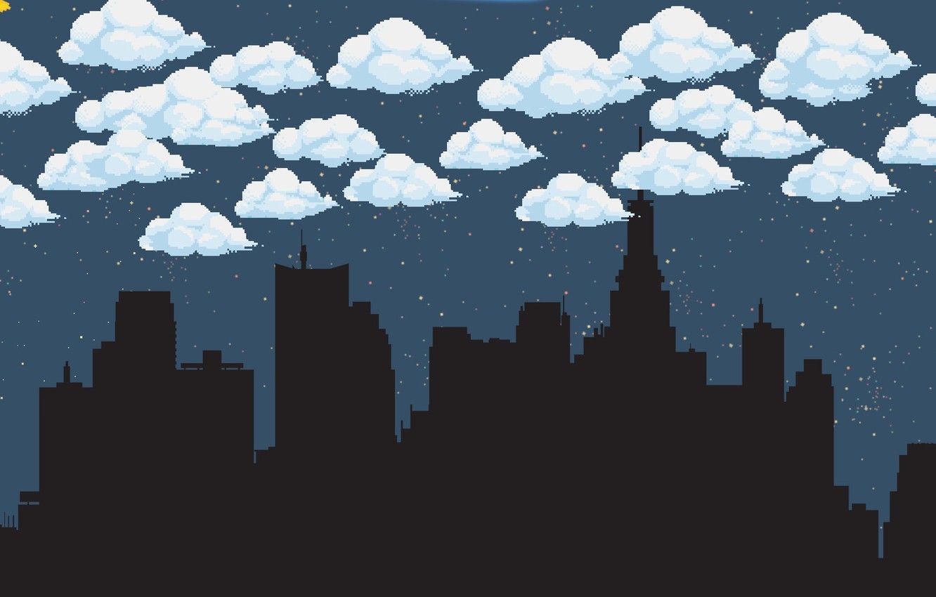 Pixel Sky Wallpaper