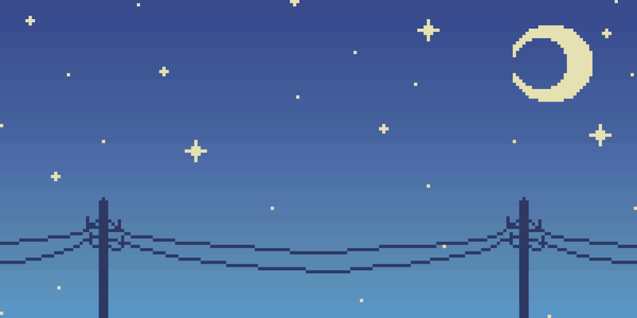 Spaced Out Pixel Art