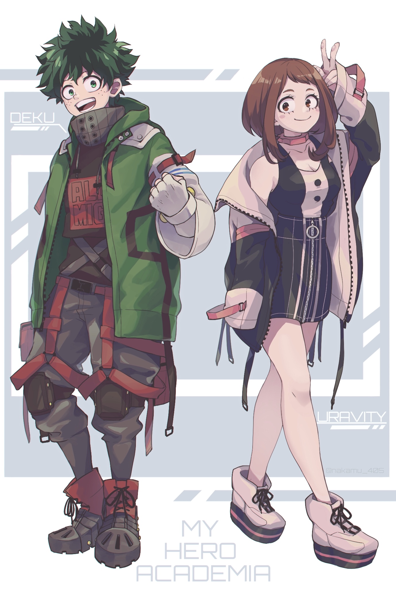 Deku X Ochako Wallpapers Wallpaper Cave