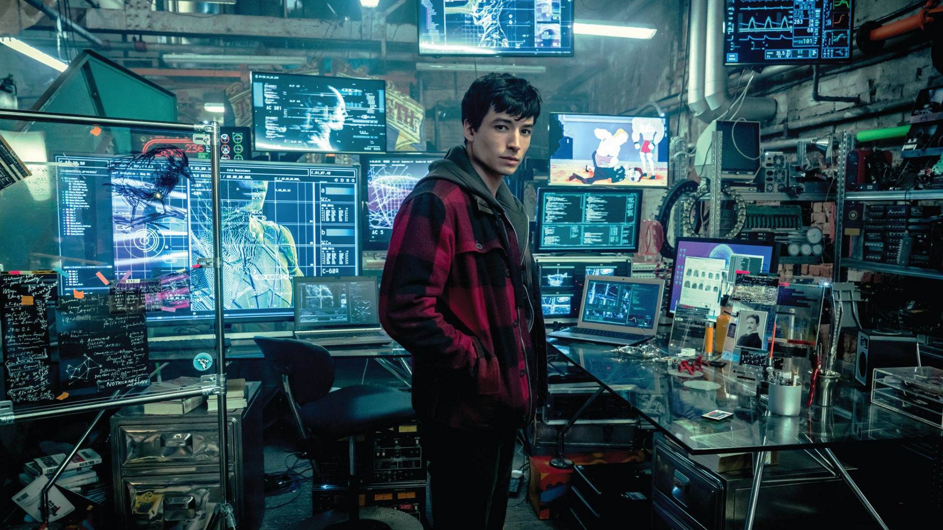 Desktop Wallpaper Ezra Miller, The Flash, Justice League, Movie, HD Image, Picture, Background, Ca8984