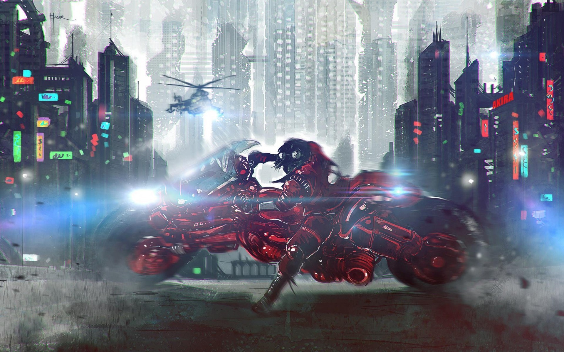 original, Akira, Anime, Lights Wallpaper HD / Desktop and Mobile Background