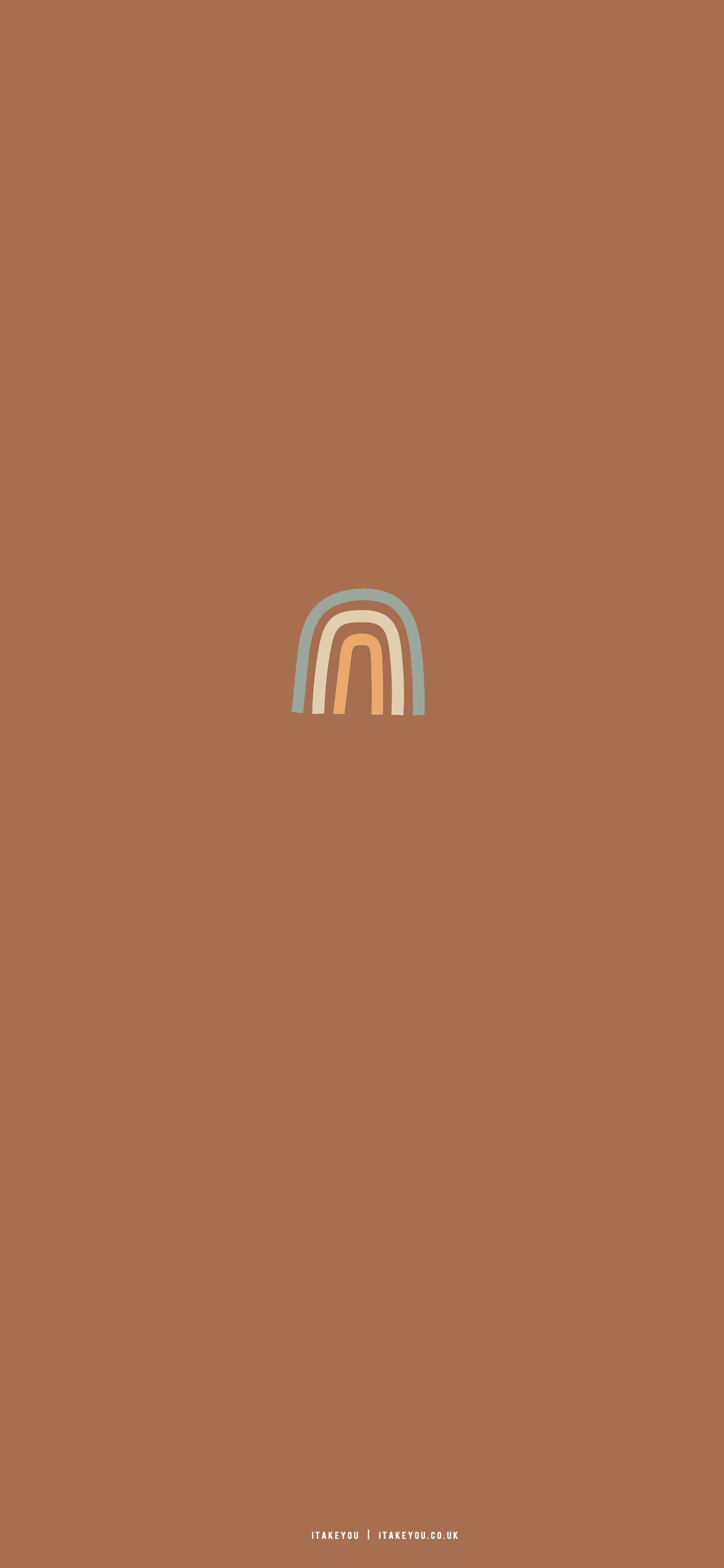 Minimalist Brown Wallpaper iPhone Ideas for iPhone, Rainbow I Take You. Wedding Readings. Wedding Ideas