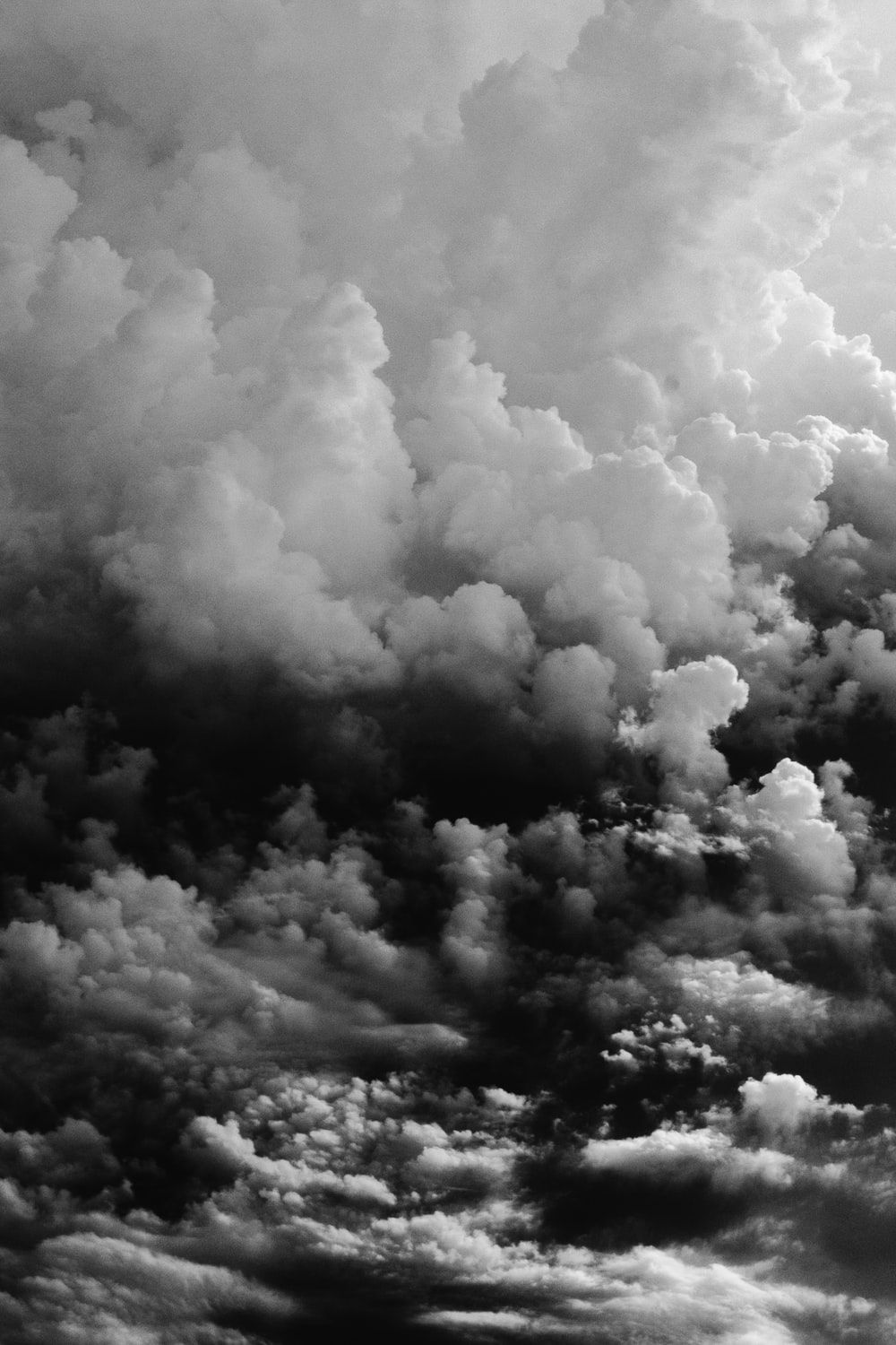 Black and White Cloud Wallpaper Free Black and White Cloud Background