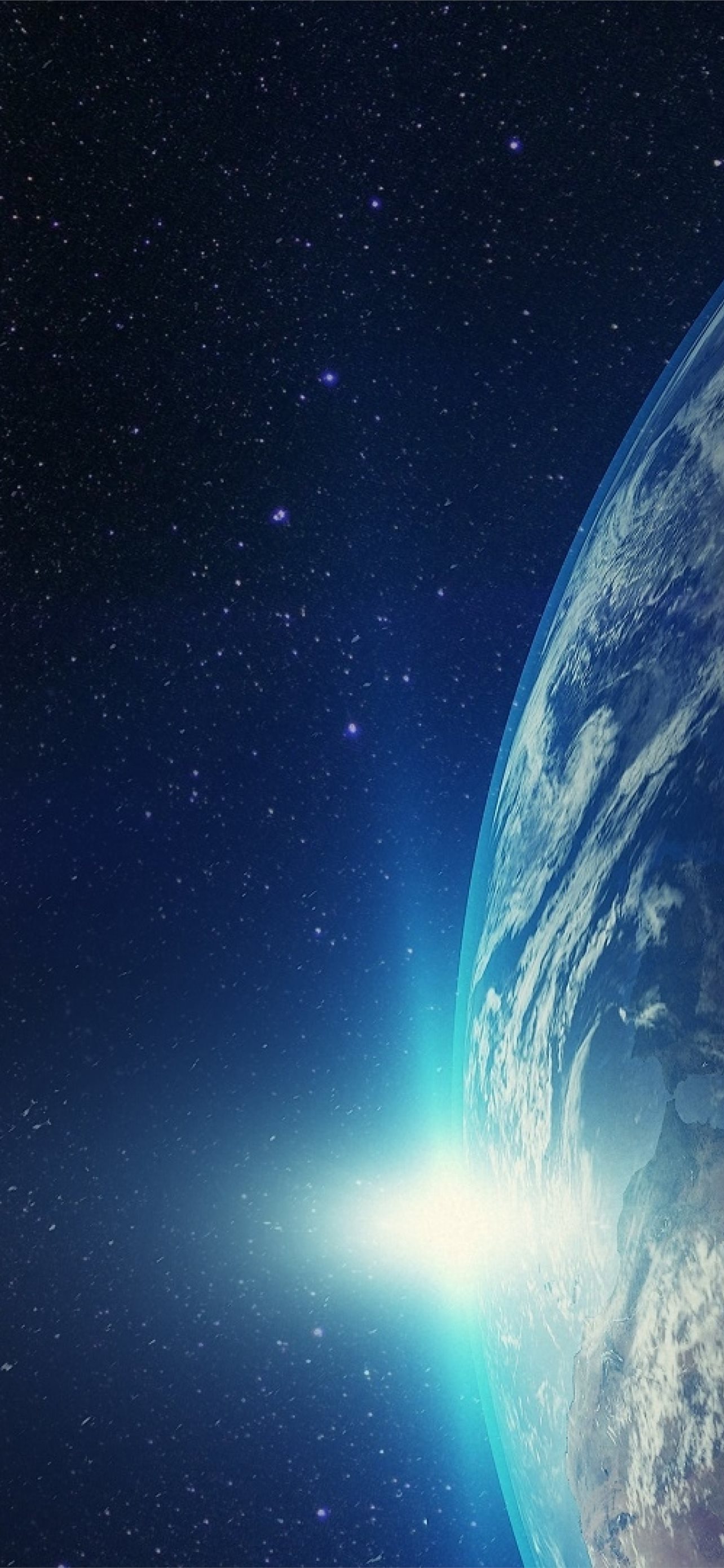 Earth From Space Stars Universe for Samsung Galaxy. iPhone Wallpaper Free Download