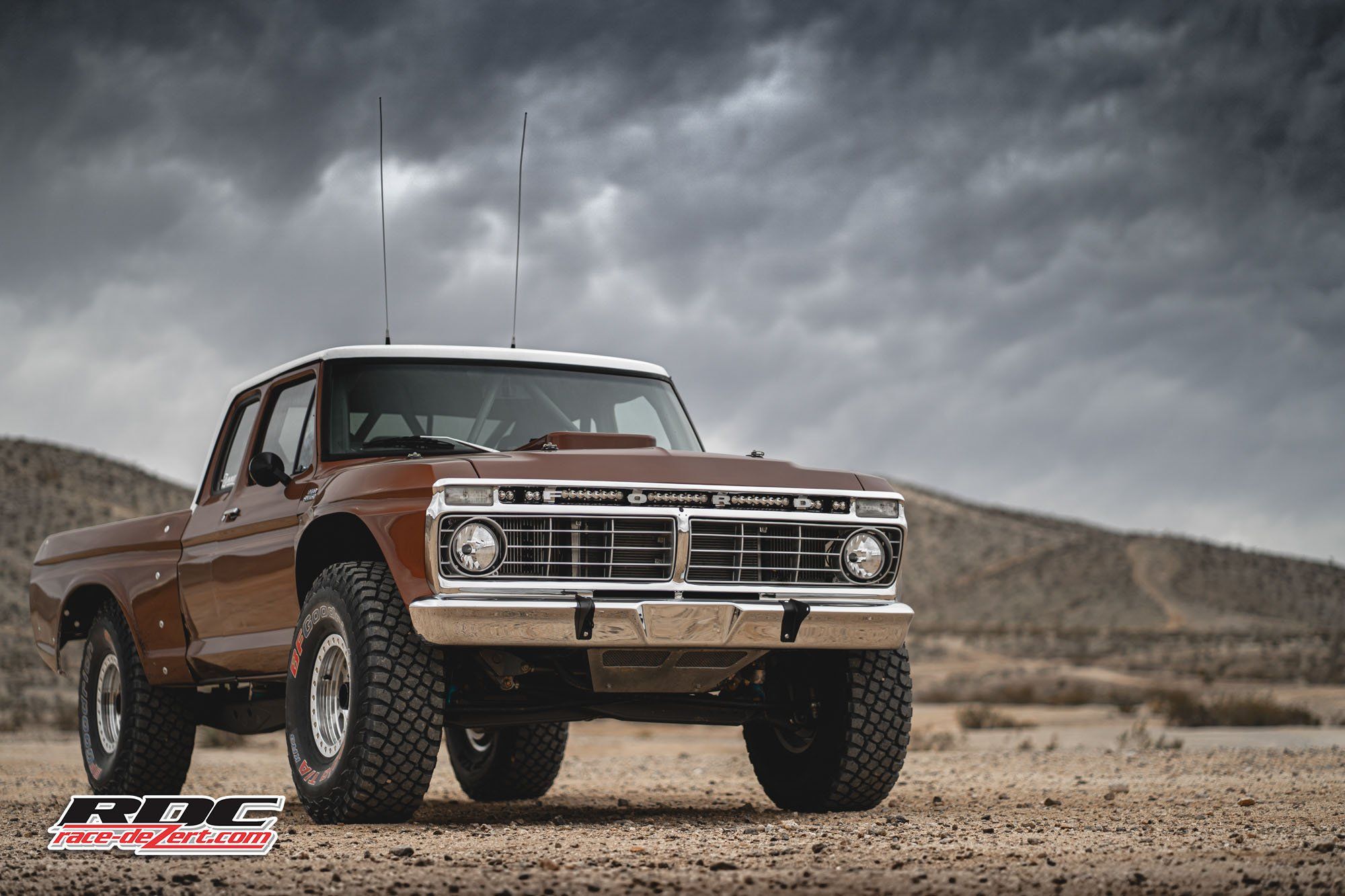 The Craft F100: A Classic Prerunner with Trophy Truck Chops. Trophy truck, Trucks, Ford trucks