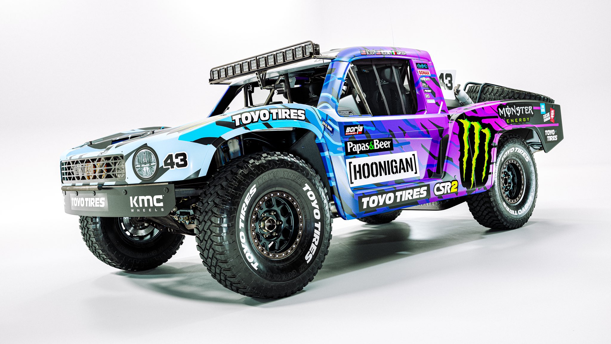 Ken Block al Twitter: Here it is!! It's wild to see my 2021 “It's A Living” livery on the new Trophy Truck (built by Geiser Bros) that I will be racing the