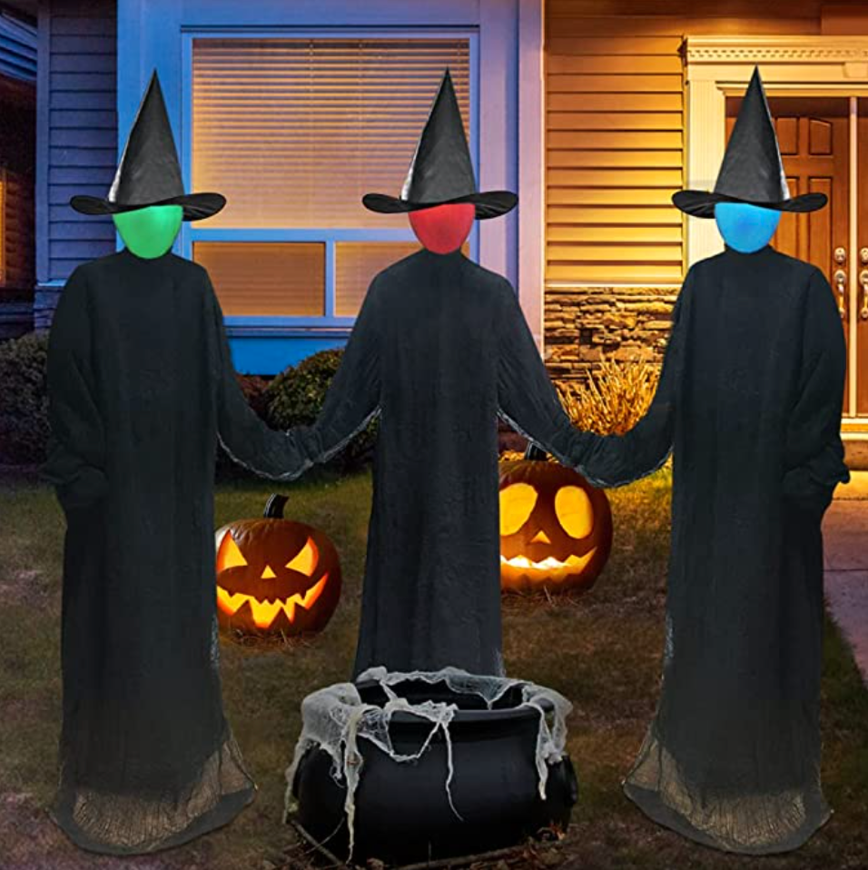 Amazon's Best Halloween Decorations 2022: Floating Candles, 12 Foot Skeletons And More