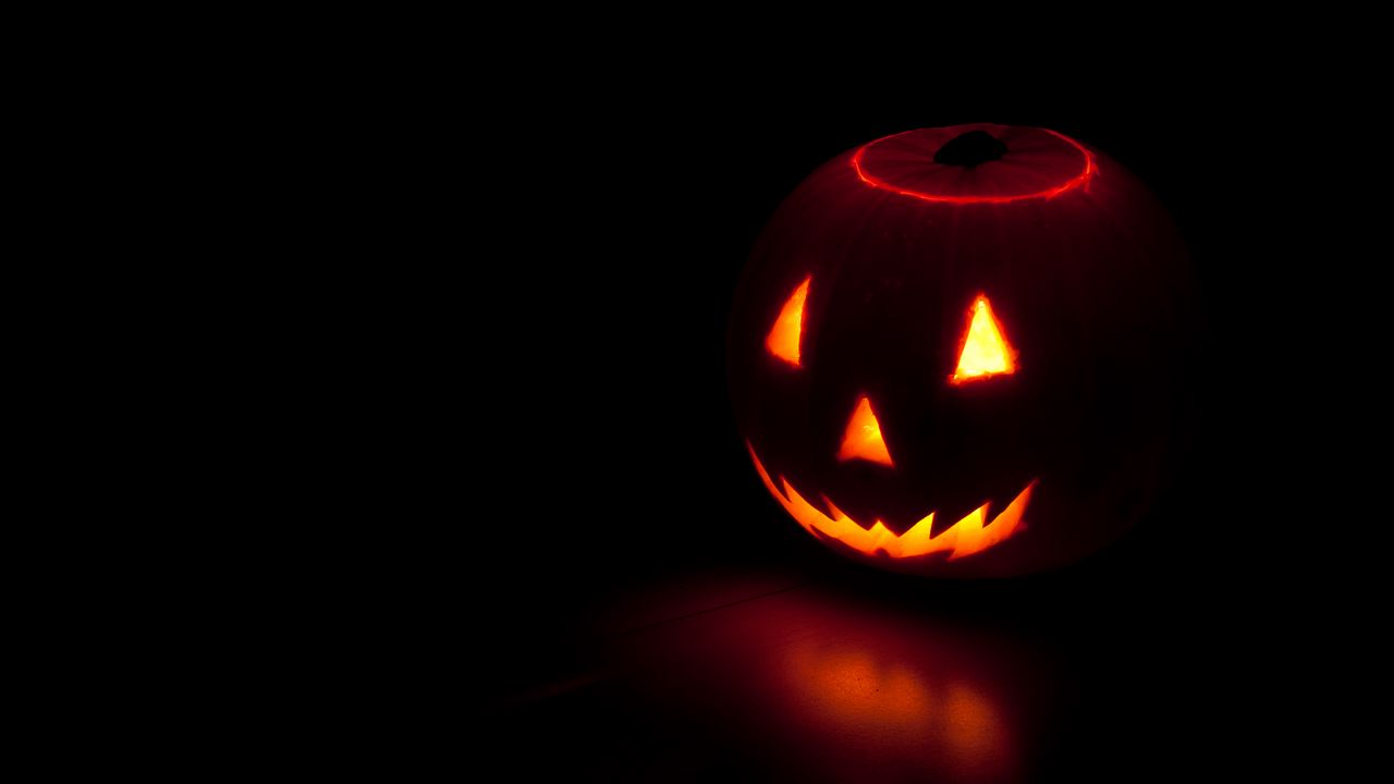 Wallpaper halloween, pumpkin, dark, autumn hd, picture, image