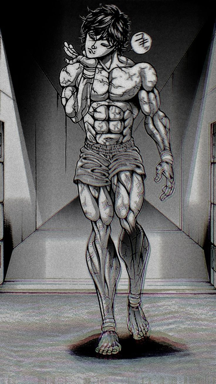 Baki, anime, muscle, HD phone wallpaper