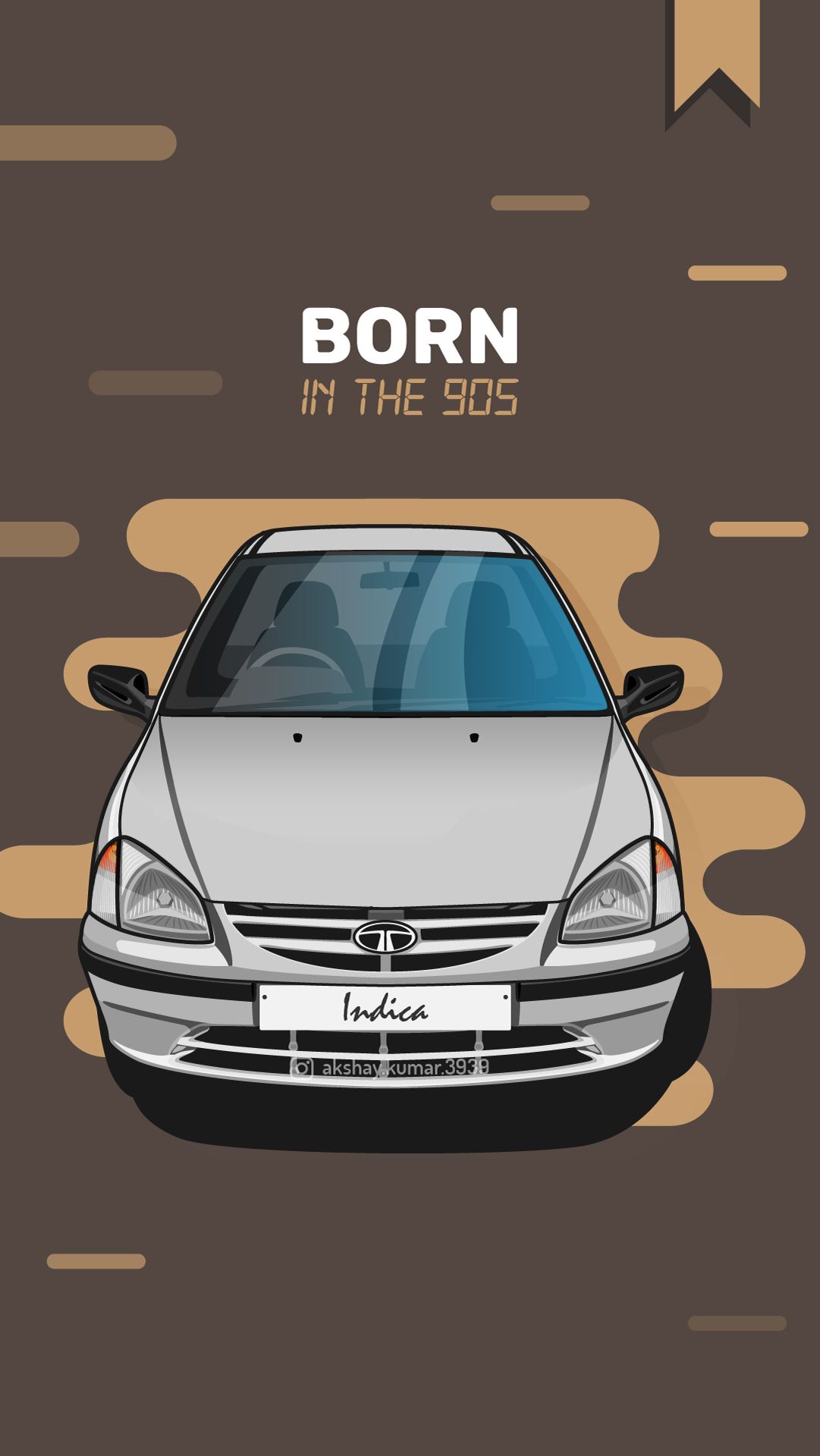Tata Indica Wallpaper. Indian Cars Wallpaper. Vector Art. Born in the 90s. Sports car wallpaper, Car wallpaper, Tata cars