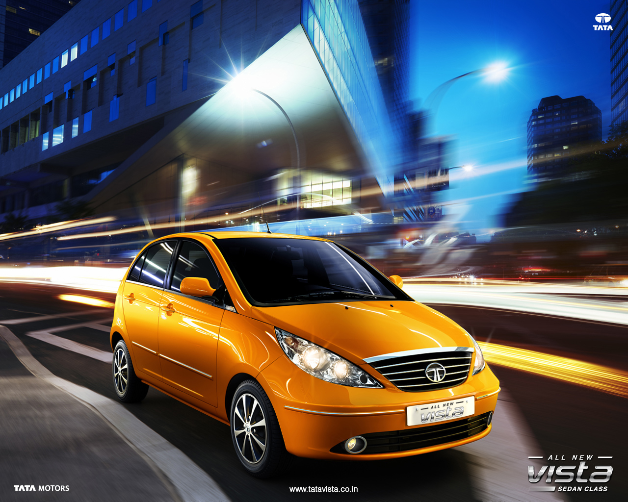 Tata New Indica Vista Desktop Wallpaper