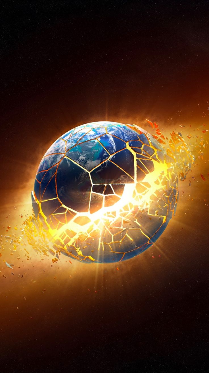 Exploding planet. Planet drawing, Earth drawings, Cool background