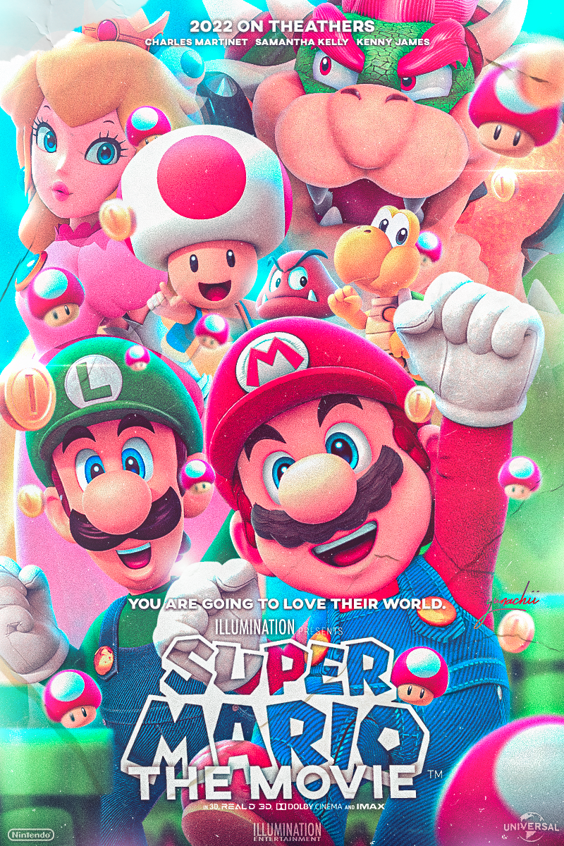 super mario: the movie fan poster. Super mario art, Super mario and luigi, Mario and luigi