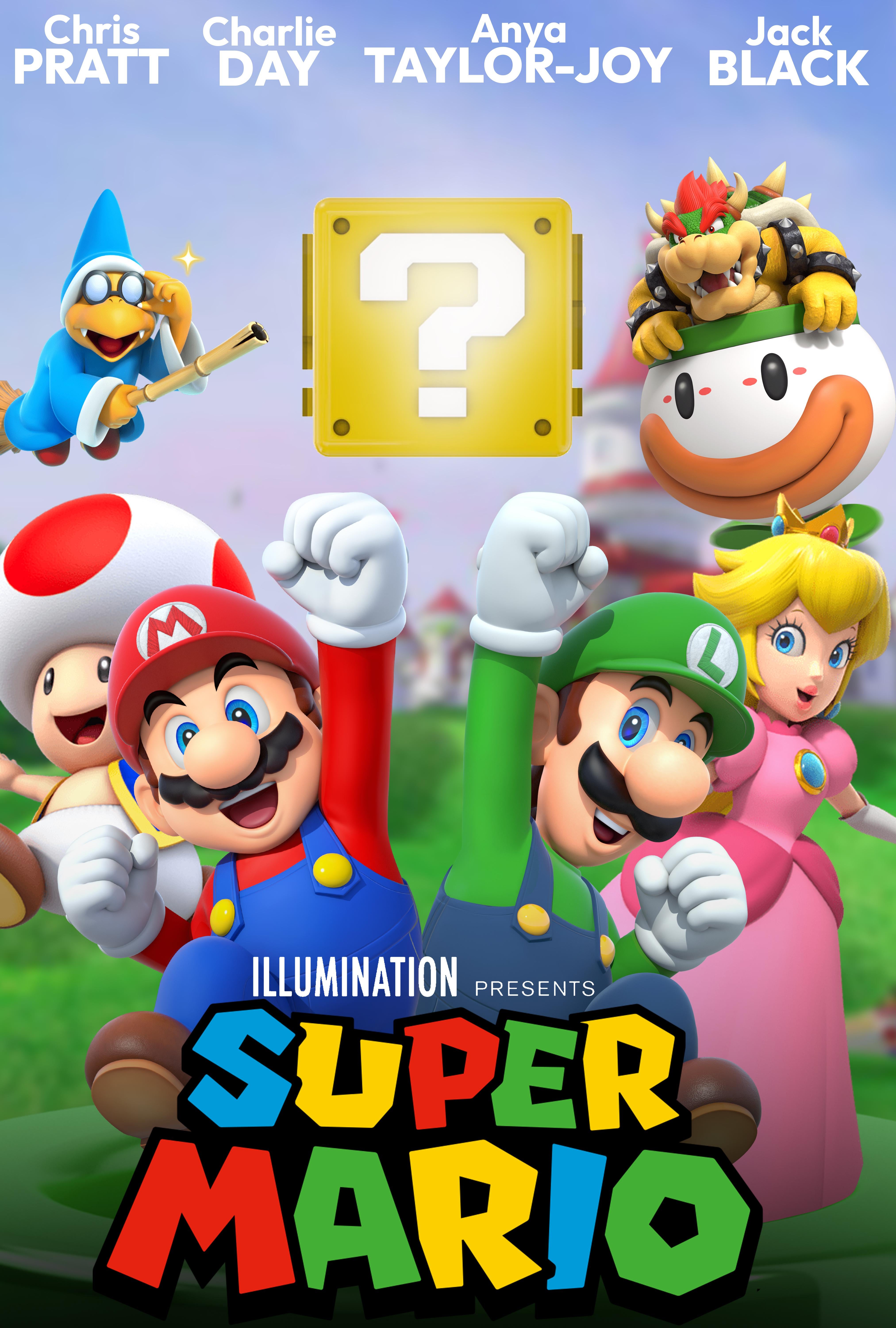 decided to make a mock up poster for the mario movie. definitely not a pro photohop artist by any means but i think it looks pretty alright. could always look worse lmaoo