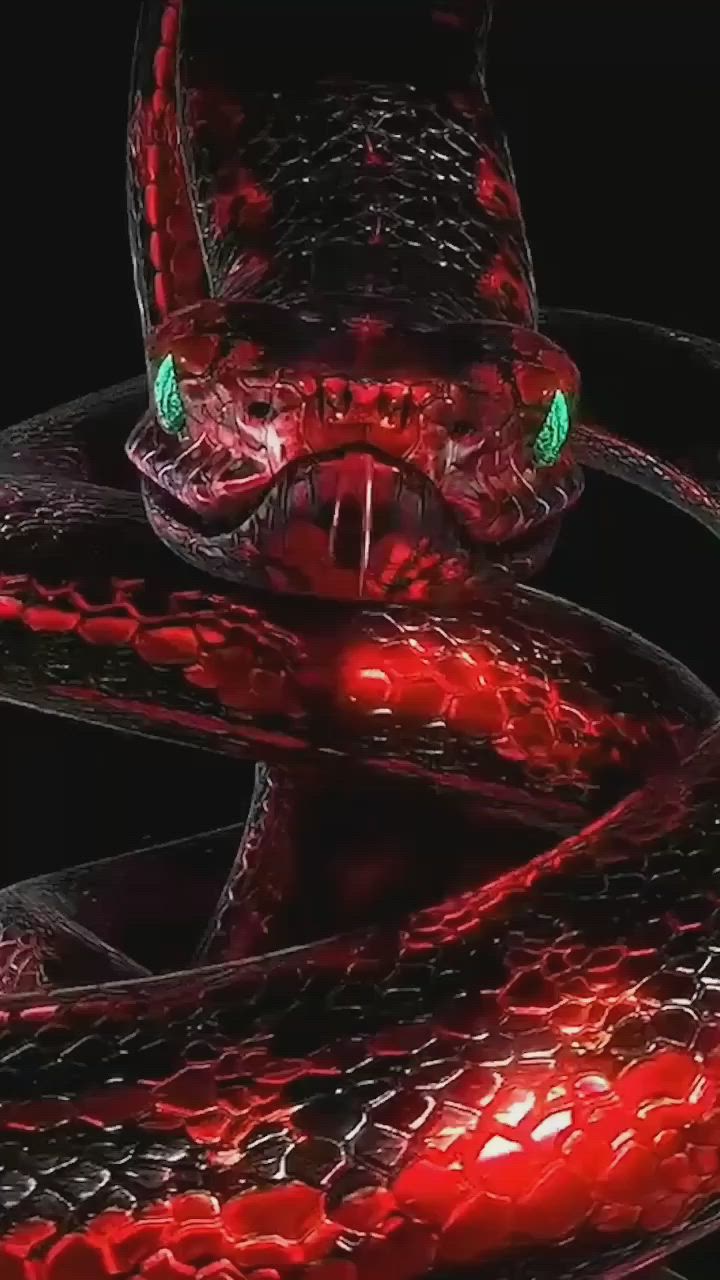 Bite Size. Snake wallpaper, Cool wallpaper cartoon, Scary wallpaper
