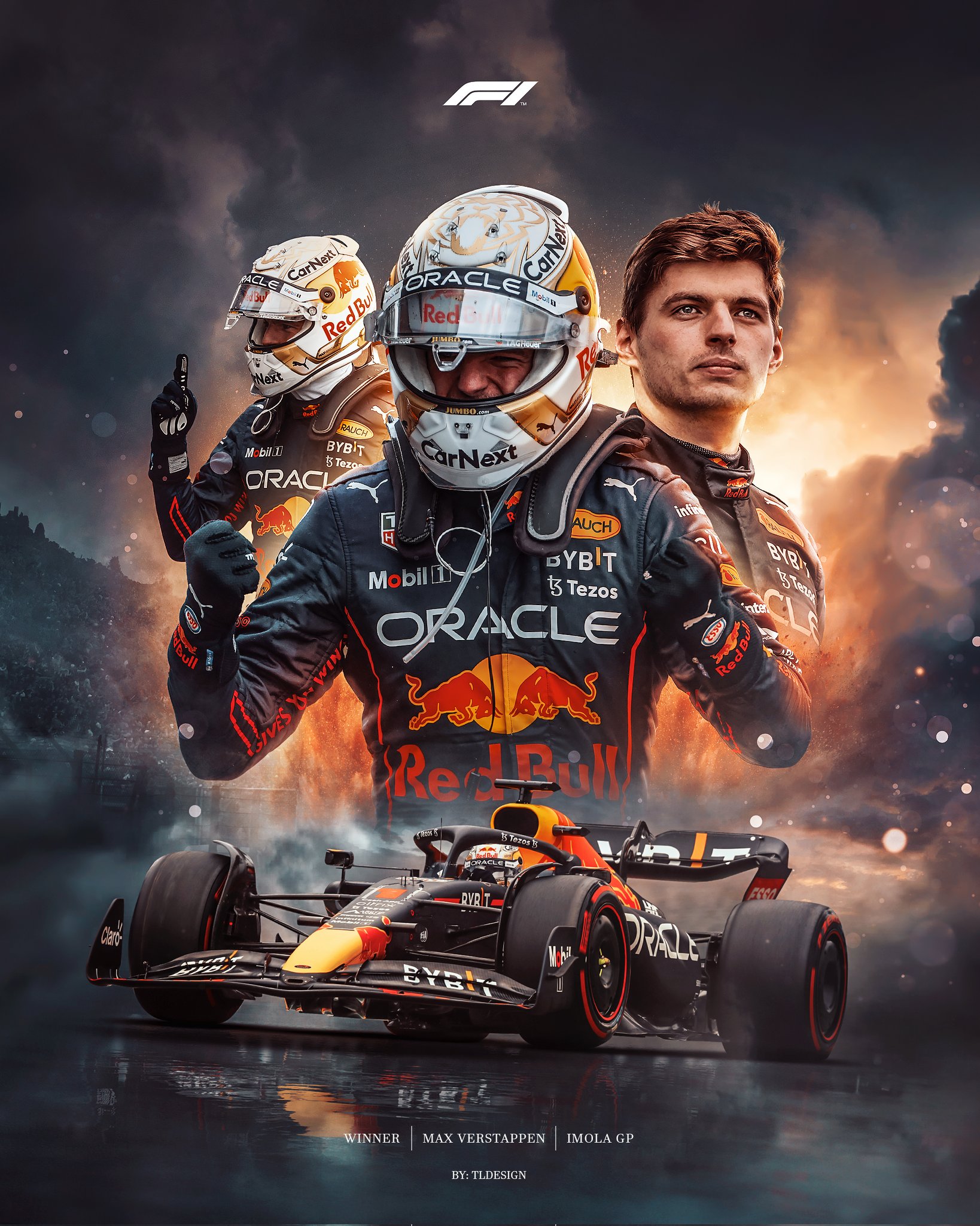 Tl Design Verstappen #ImolaGP winner poster