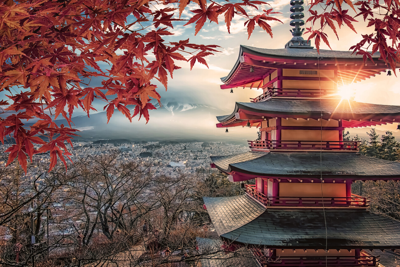 Autumn In Japan. Posters, Art Prints