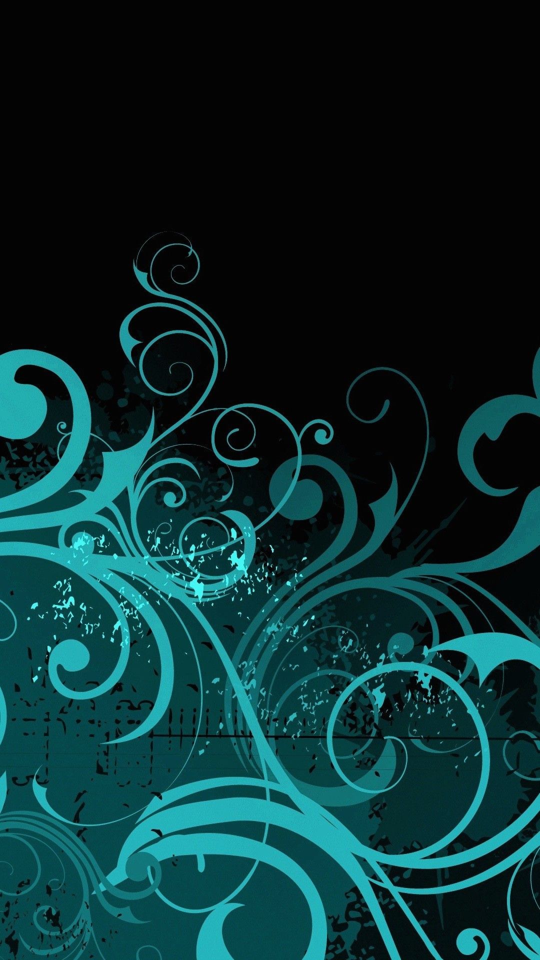 Teal And Black Wallpapers - Wallpaper Cave