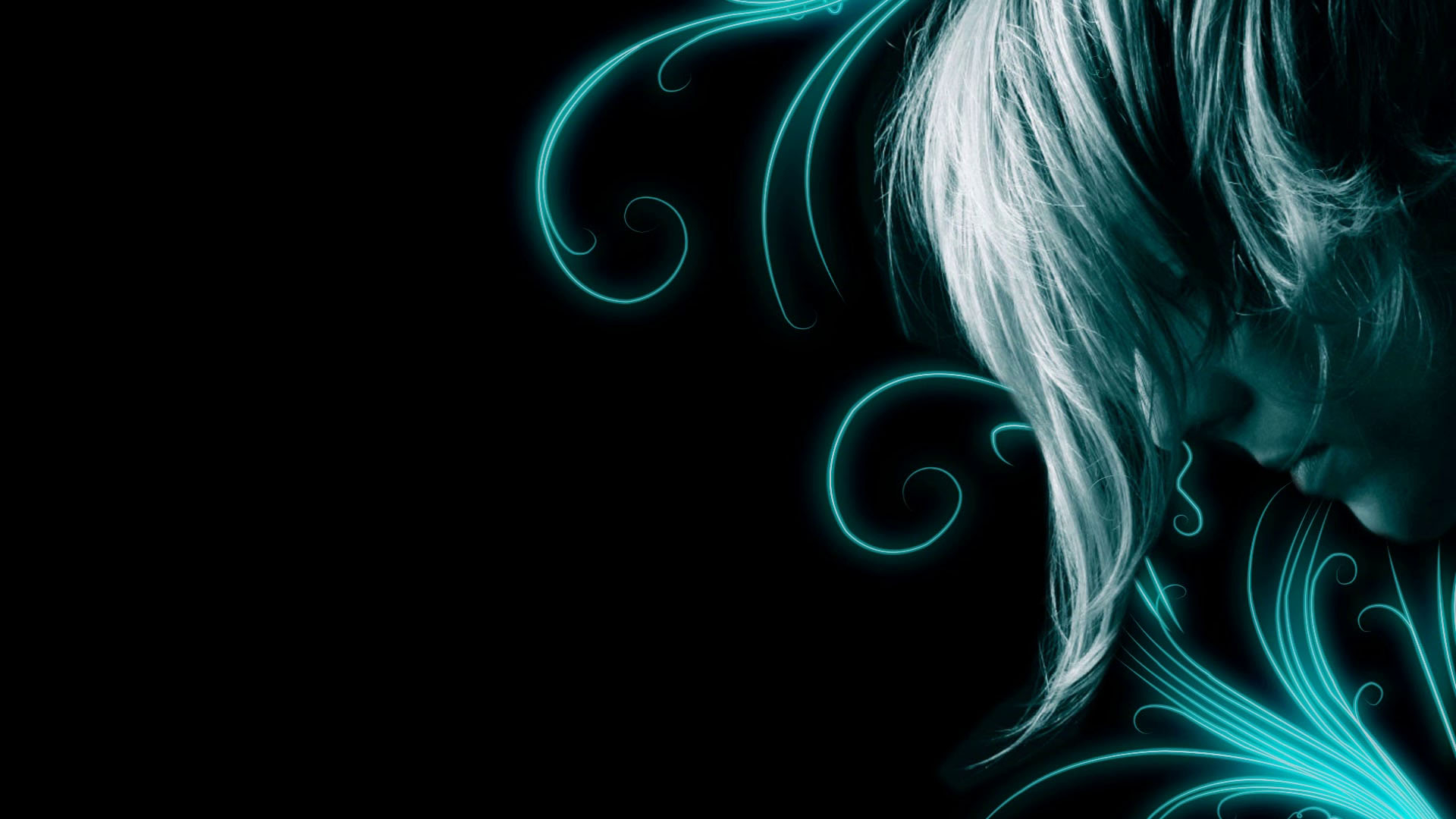 Free download Displaying 18 Image For Teal And Black Hair [1920x1080] for your Desktop, Mobile & Tablet. Explore Cool Teal Wallpaper. Pretty Teal Wallpaper, Teal Abstract Wallpaper, Cute Teal Wallpaper