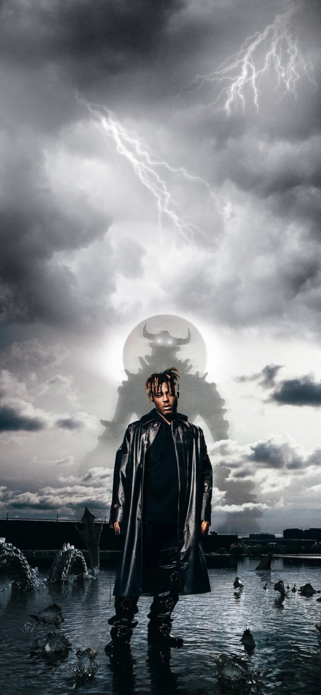 Juice Wrld Fighting Demons Phone Wallpaper