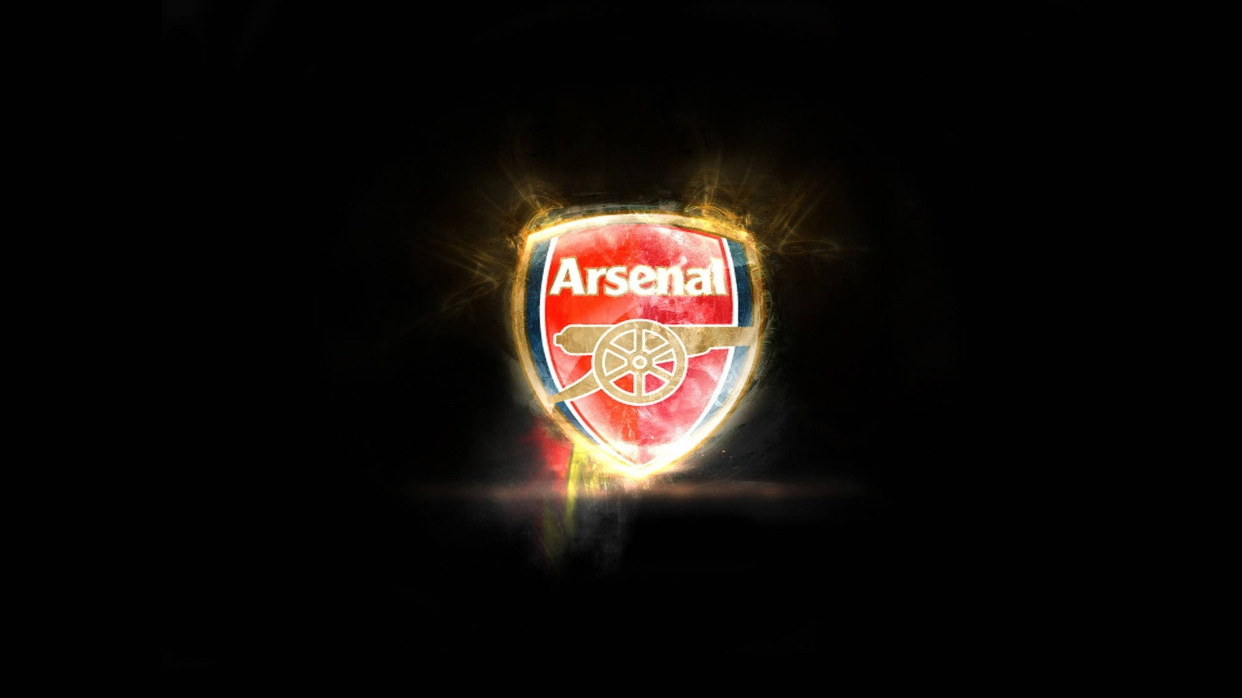 Download Arsenal Logo Neon Art Wallpaper