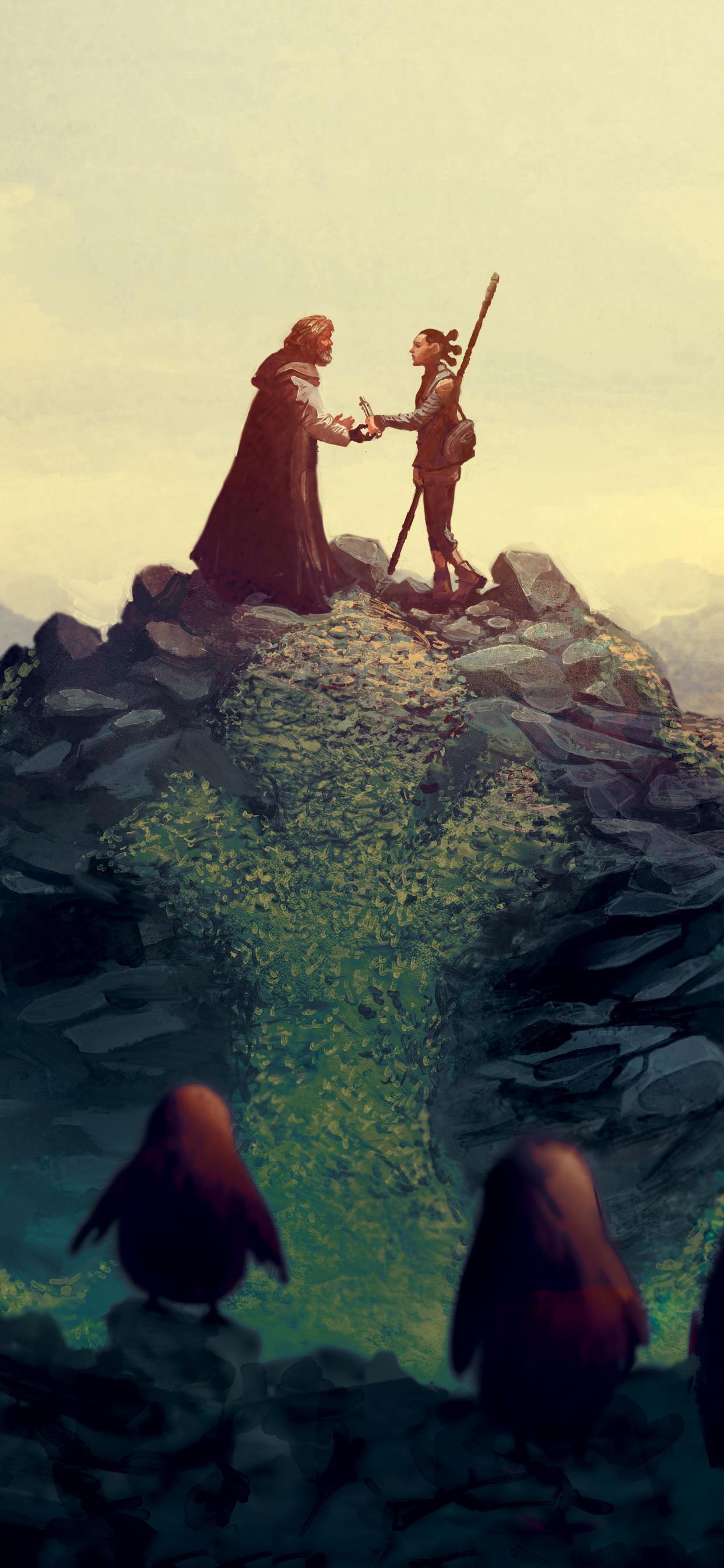 star wars the last jedi fanart iPhone X Wallpaper Free Download