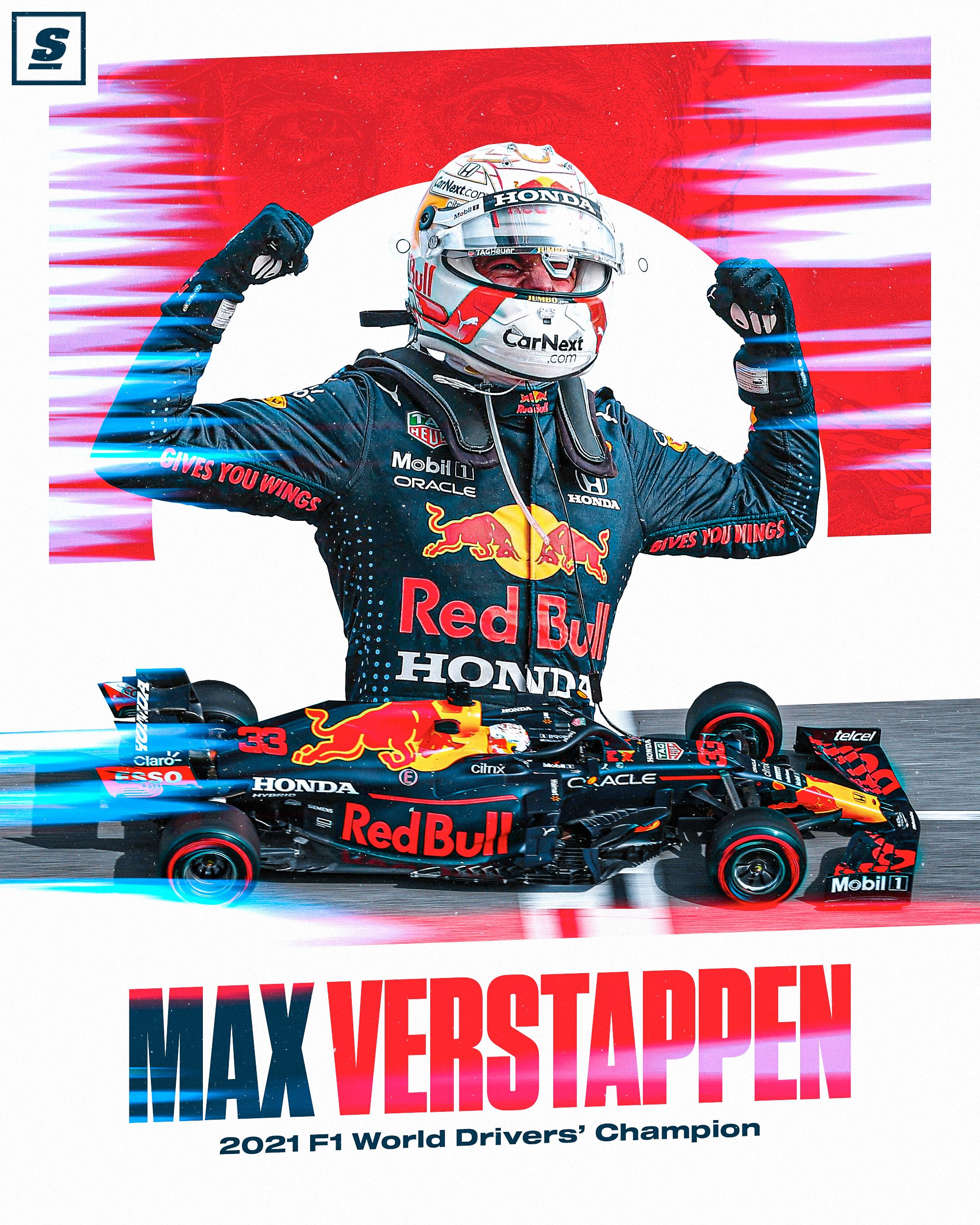 theScore VERSTAPPEN GETS BY LEWIS ON THE FINAL LAP AND CLAMS HIS 1ST F1 WORLD CHAMPIONSHIP!
