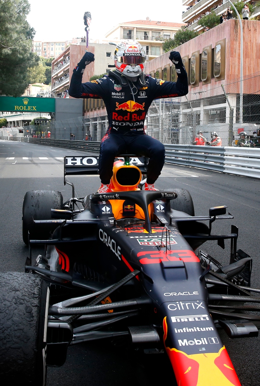 IN PICS. Max Verstappen Wins Monaco GP, Kisses Girlfriend in Celebration
