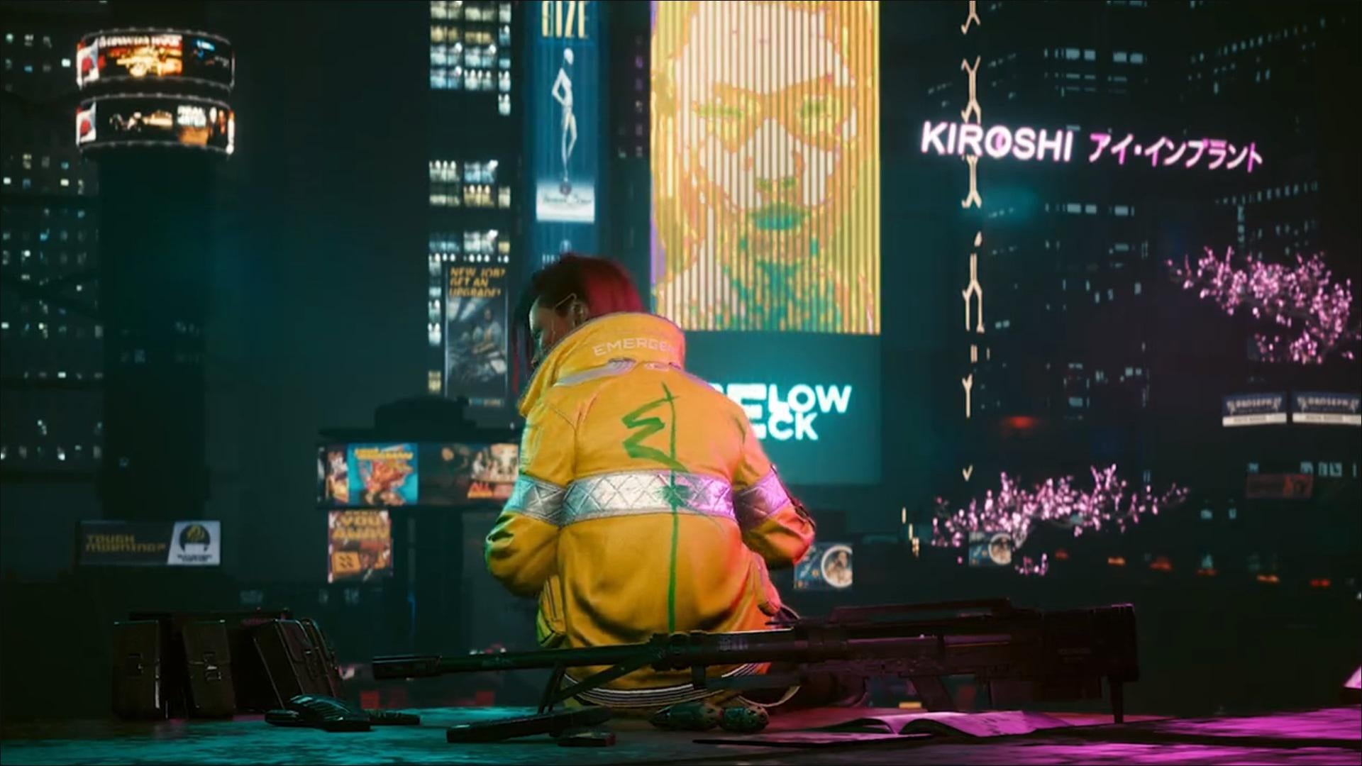 Is it too early to say that David Martinez's jacket in Cyberpunk 2077 is confirmed? Picture from newest Night City Wire trailer