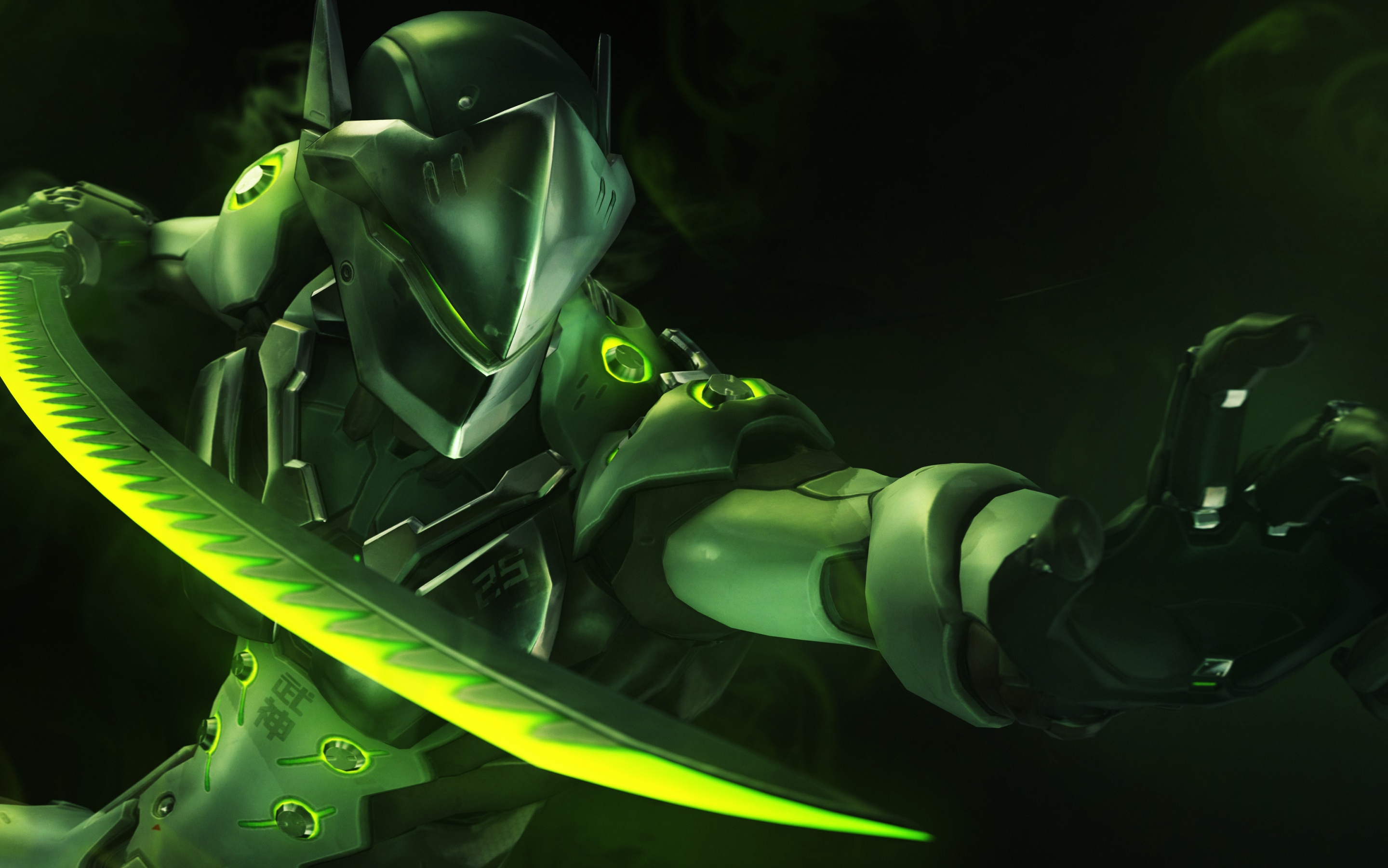 Wallpaper 4k Genji Overwatch 5k Artwork Wallpaper