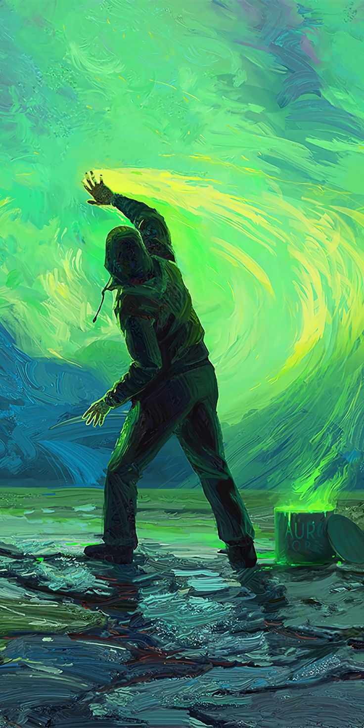 Fantasy, man, clouds, paint the sky, 1080x2160 wallpaper. Painting, Art, Bright wallpaper